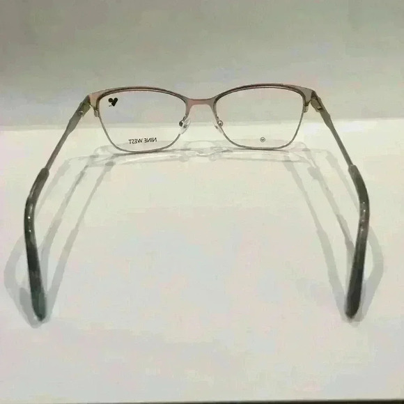 Nine West Eyeglasses NW1106 340 NEW Emerald Green and Gold Frames NEW 52-17-140 - Picture 9 of 9